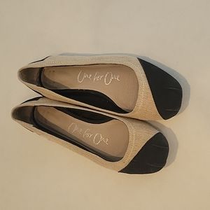 Toms ballet flats, sz 10